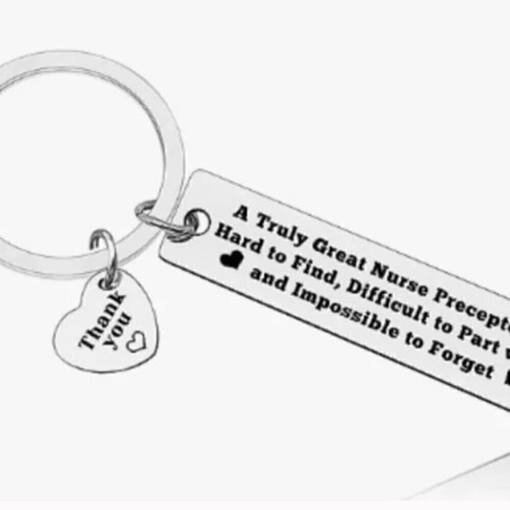 New Nurse Preceptor Nursing Instructor Keychain